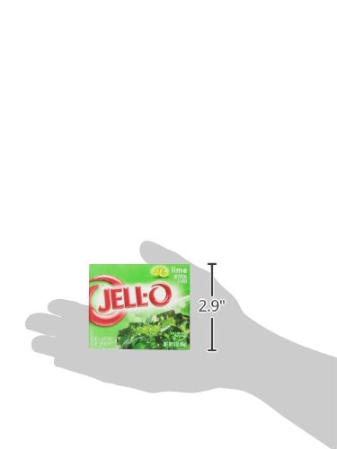 Jell-O Lime Gelatin Mix 3 Ounce Box (Pack of 6)