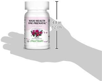 Maxi Health One Prenatal - Womens Prenatal Vitamins with Iron - 60 Capsules