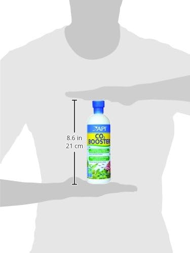 API Co2 Booster Freshwater Aquarium Plant Treatment 16 oz Bottle, Brown