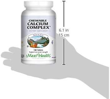 Maxi Health Chewable Calcium Complex - Vanilla Flavor- 180 Chewies
