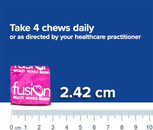 Bariatric Fusion Bariatric Multivitamin Soft Chew Mixed Berry Fruit Flavor Chewy - 60 Count