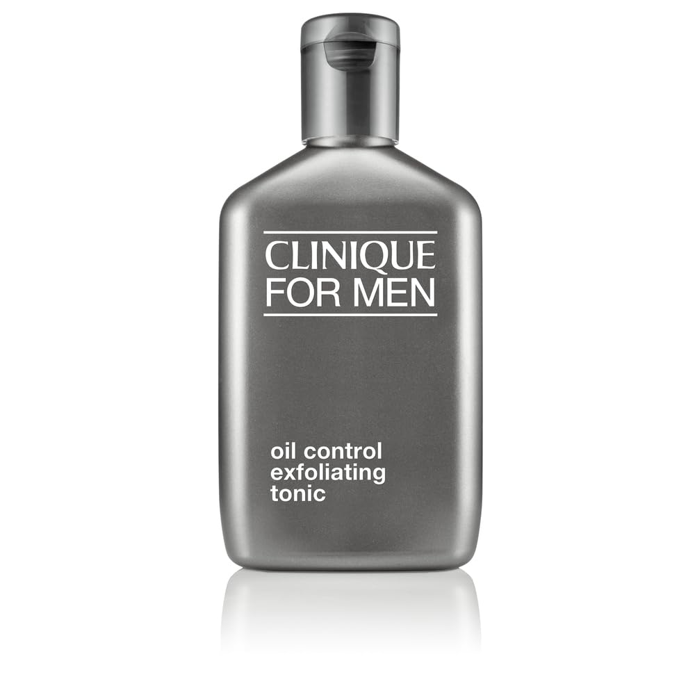 Clinique For Men Oil Control Exfoliating Tonic Unclogs Pores + Removes Excess Oil, 6.7 Fl Oz