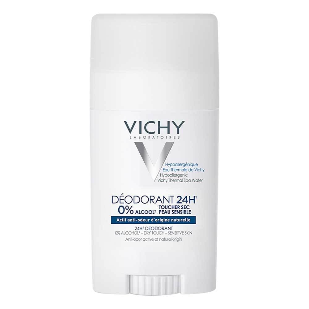 Vichy 24-Hour Dry-Touch Aluminum Free Deodorant, Stick, 1.35 Oz.