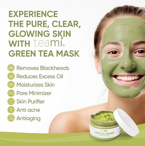 Teami Detox Face Mask for Hydraiting, Moisturizing & Purifying, Blackhead