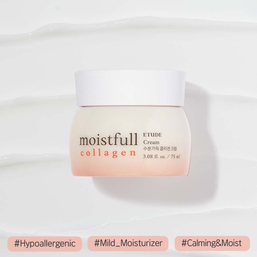 ETUDE Moistfull Collagen Cream, Face Moisturizer (2.54 Fl Oz)