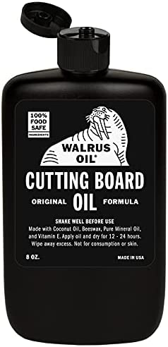 WALRUS OIL - Cutting Board Oil and Wood Butcher Block Oil, 8 oz Bottle