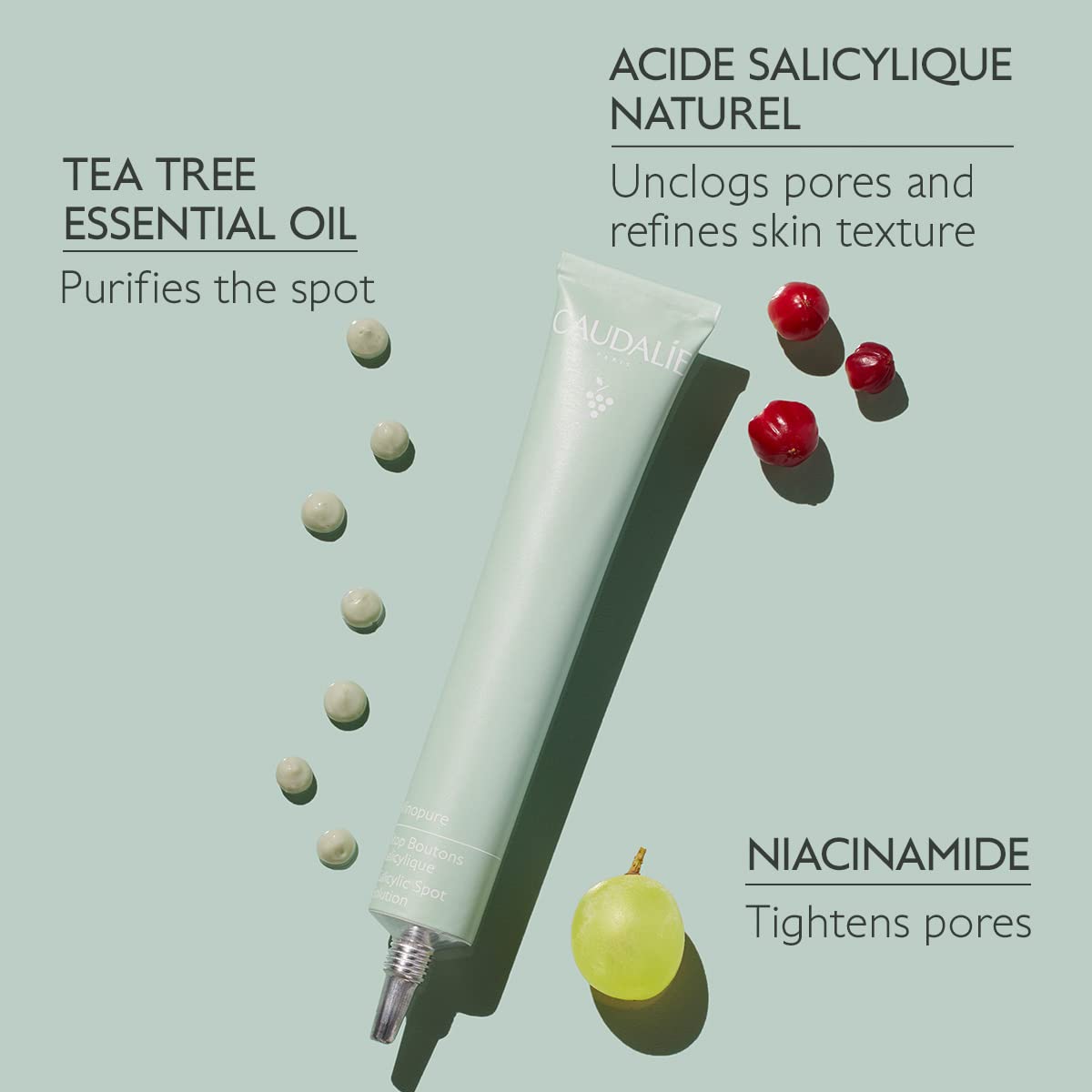 Caudalie Vinopure Color Correcting Spot Solution with Salicylic Acid