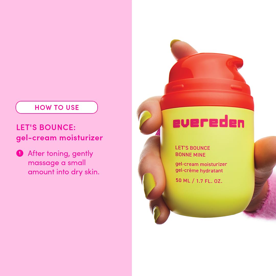 Evereden Let's Bounce Gel-Cream Preppy Skincare Moisturizer