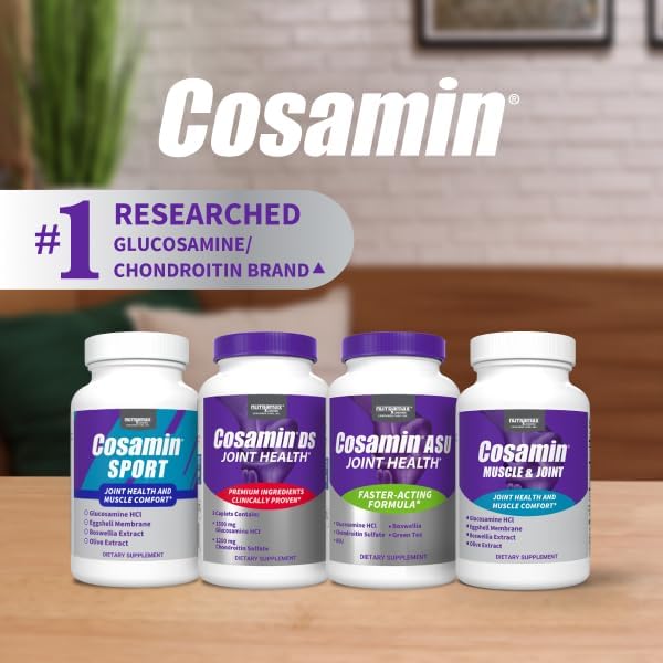 Cosamin DS, 1 Researched Glucosamine & Chondroitin Joint Health Supplement, 150 Caplets