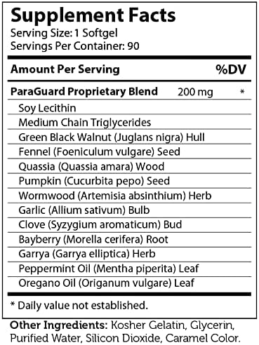 Zahler - ParaGuard Cleanse Softgel 90 Capsules