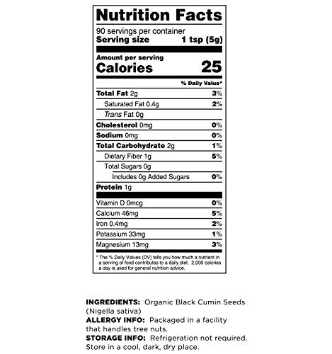 Terrasoul Superfoods Organic Black Cumin Seeds
