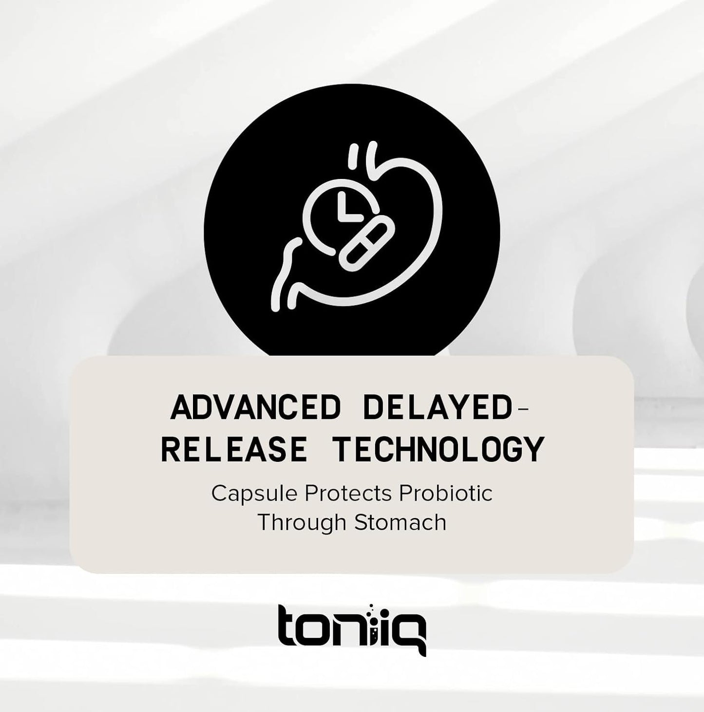 Toniiq 200 Billion CFU Probiotic Supplement 30 Verified Third-Party Tested Strains - 60 count