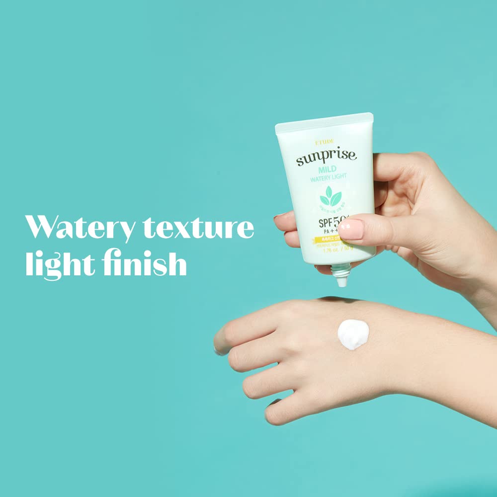 ETUDE Sunprise Mild Weightless Watery Light Texture SPF50 1.7 fl. Oz
