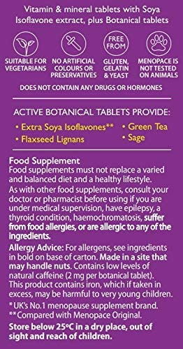 Vitabiotics Menopace Plus Tablets Pack of 56