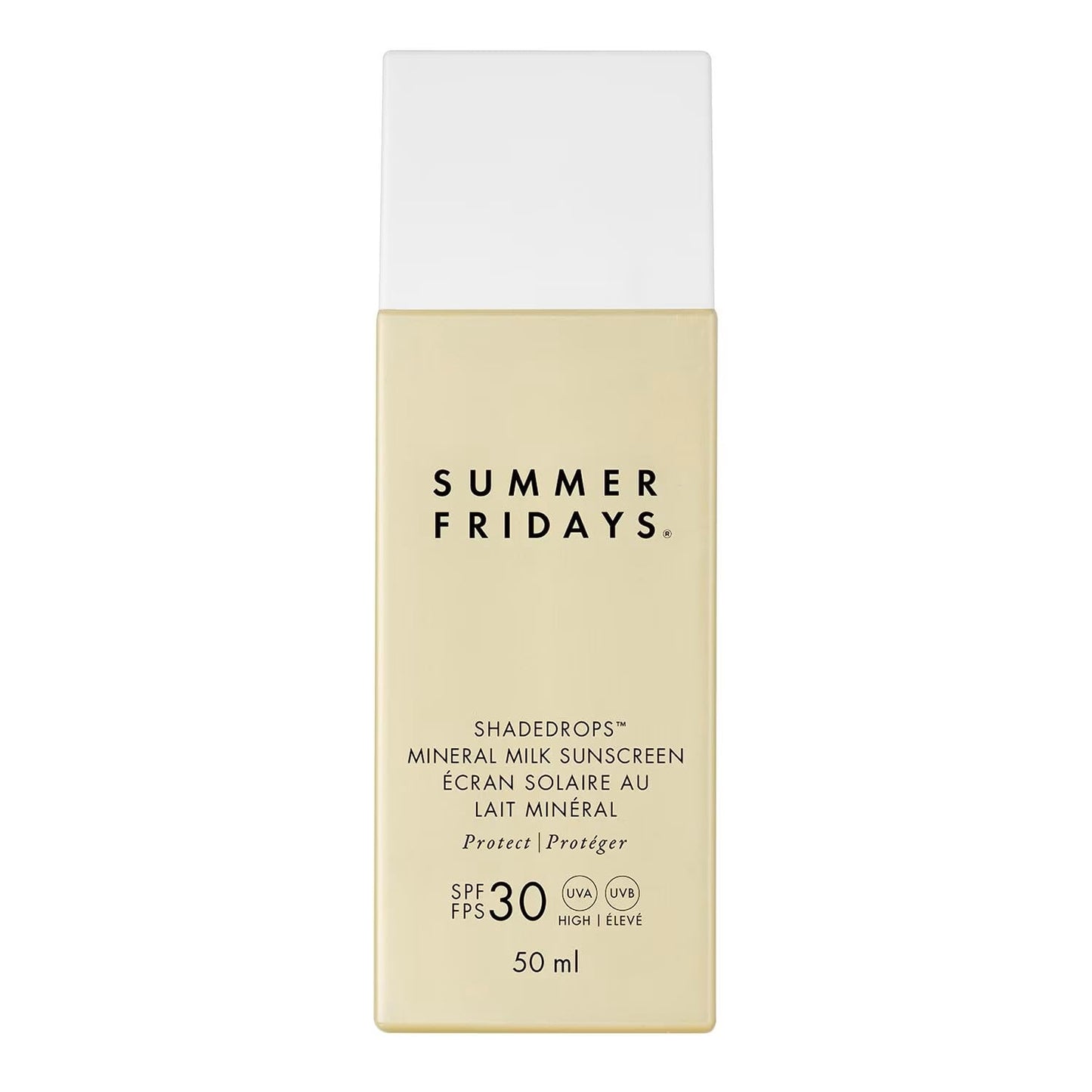 Summer Fridays ShadeDrops Broad Spectrum SPF 30 Mineral Milk Face Sunscreen 1.7 Fl Oz