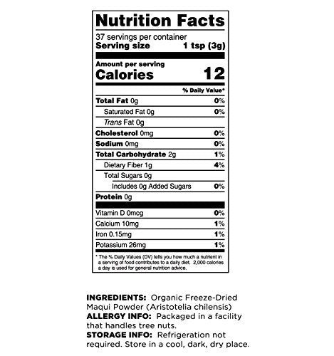 Terrasoul Superfoods Organic Maqui Berry Powder