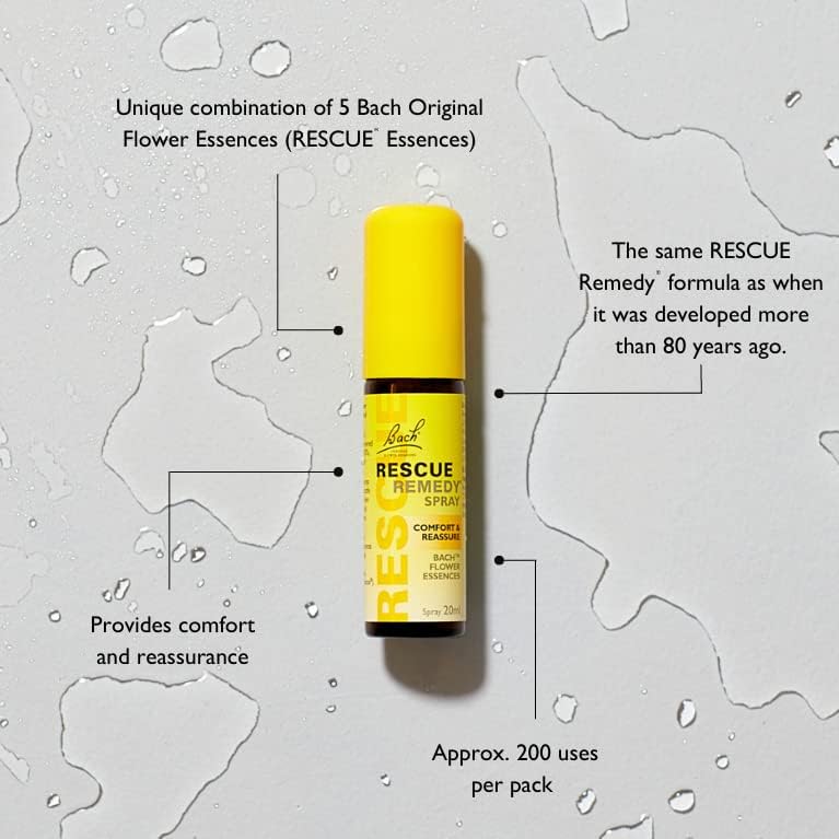 Rescue Remedy Flower Essences, 20ml Spray Bottle