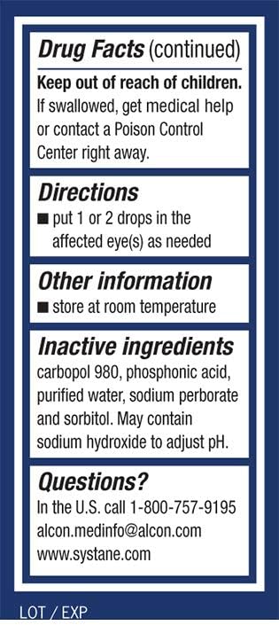 Systane Lubricant Eye Gel, Nighttime ,0.35-Ounces