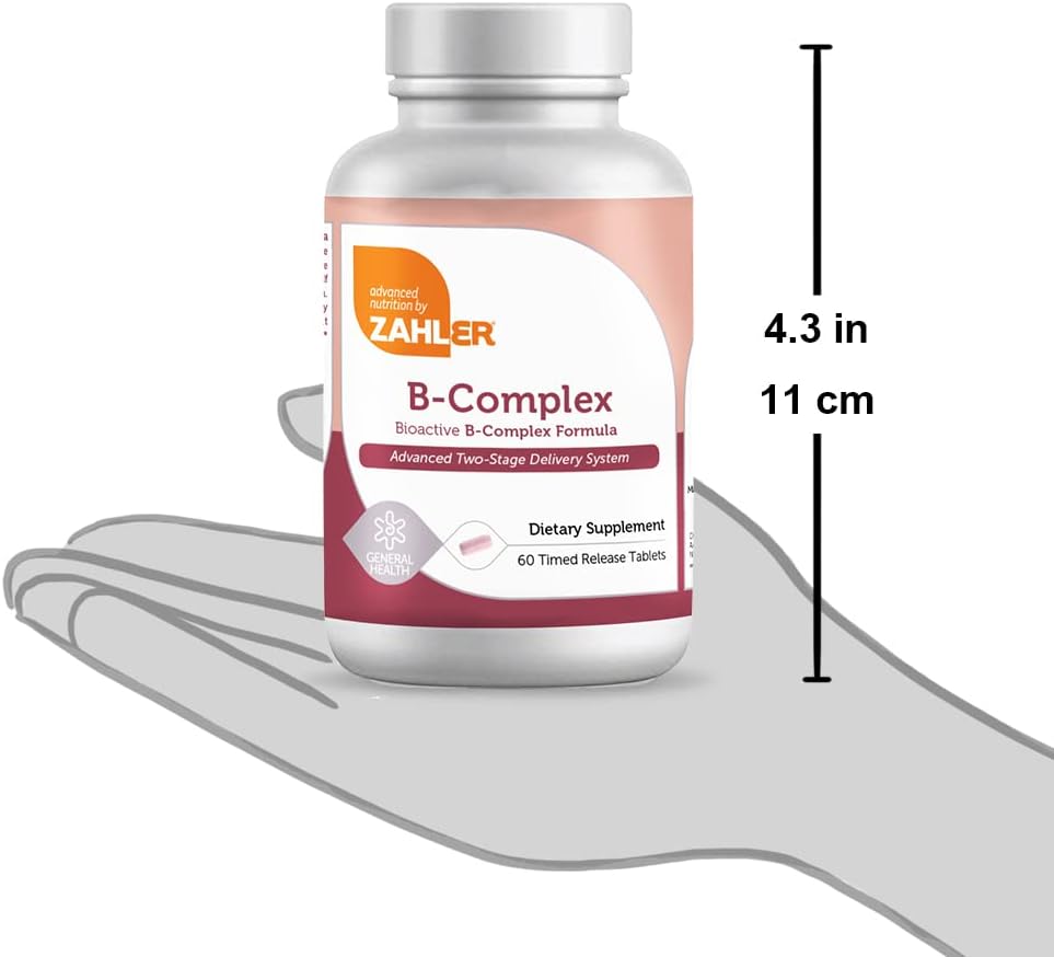 Zahler B Complex, Vitamin B Complex - 60 Tablets