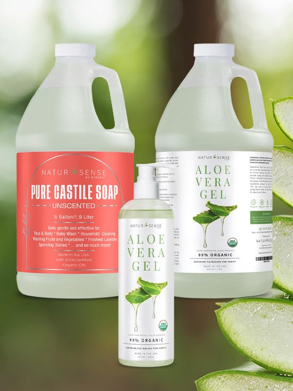 NTRSNS NaturSense Organic Aloe Vera Gel 100% โ12 oz.