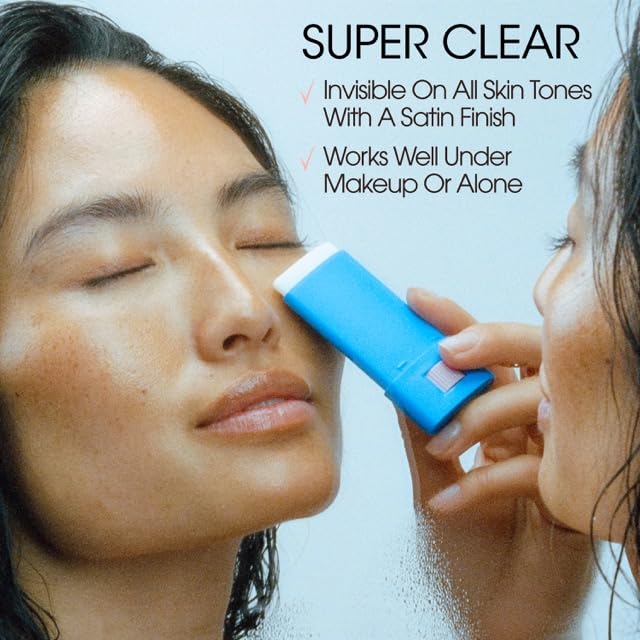 Vacation Super Stick SPF 45, Clear Sunscreen for Face & Air ,0.7 Oz