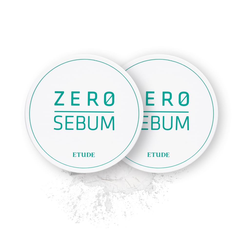 ETUDE Zero Sebum Drying Powder Duo Set 0.14 Ounce*2 (4g*2)