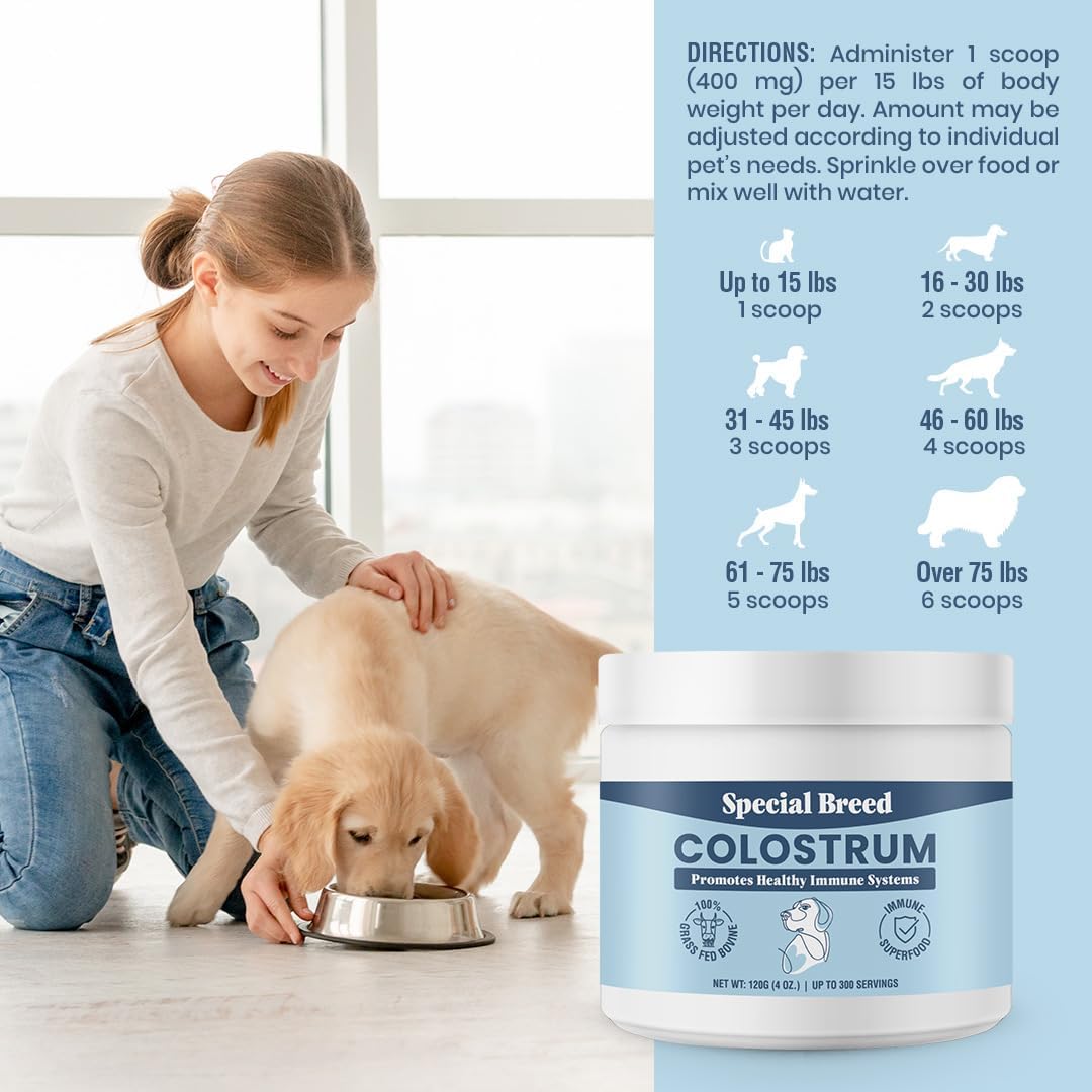 Special Breed Bovine Colostrum for Dogs and Cats -4 oz