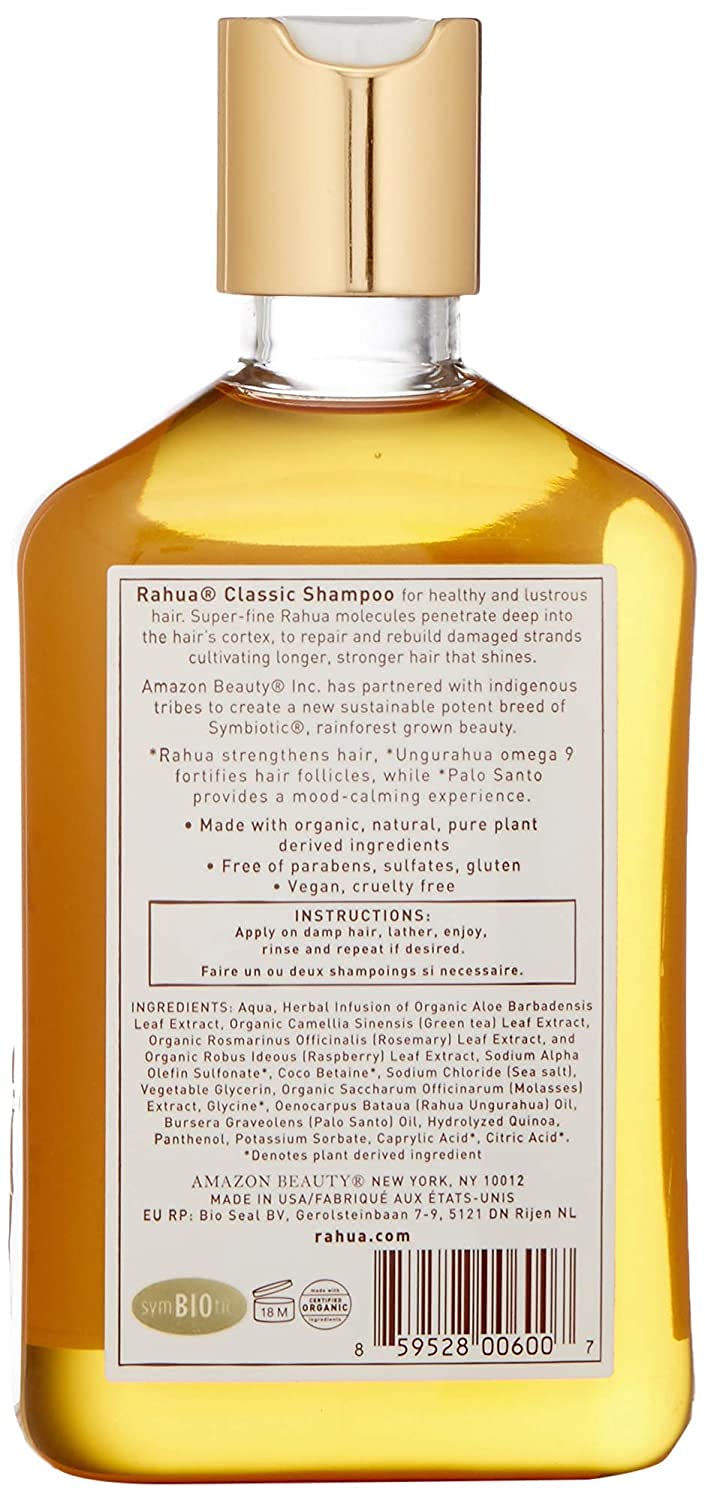 Rahua Classic Hair Shampoo/For All Hair Types Palo Santo 9.3 Fl Oz.