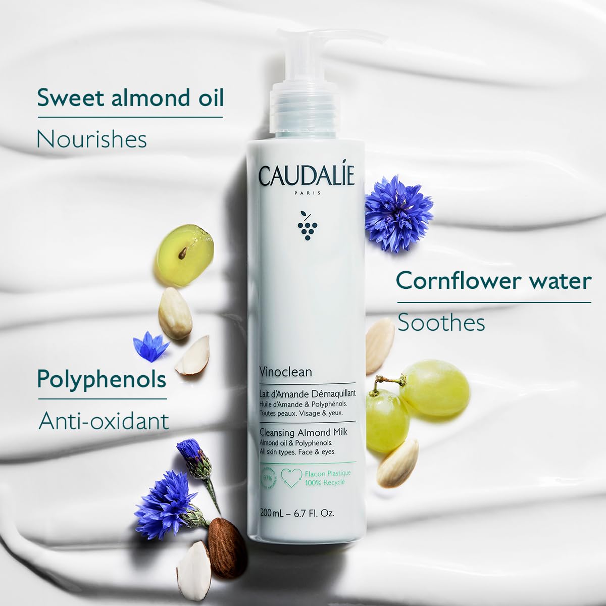 Caudalie Vinoclean Gentle Cleansing Almond Milk