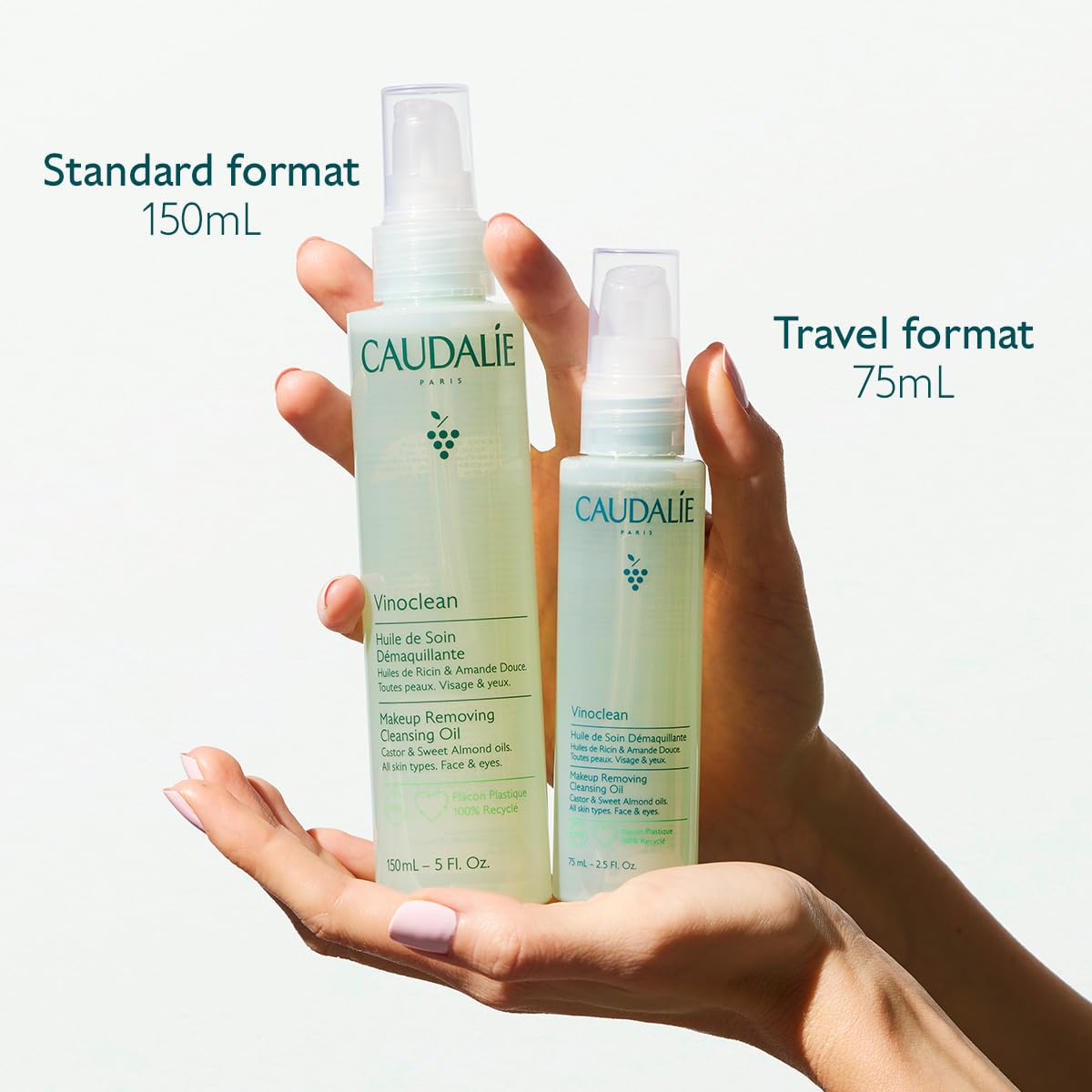 Caudalie Vinoclean Makeup Removing Cleansing Oil (2.5 Fl oz)