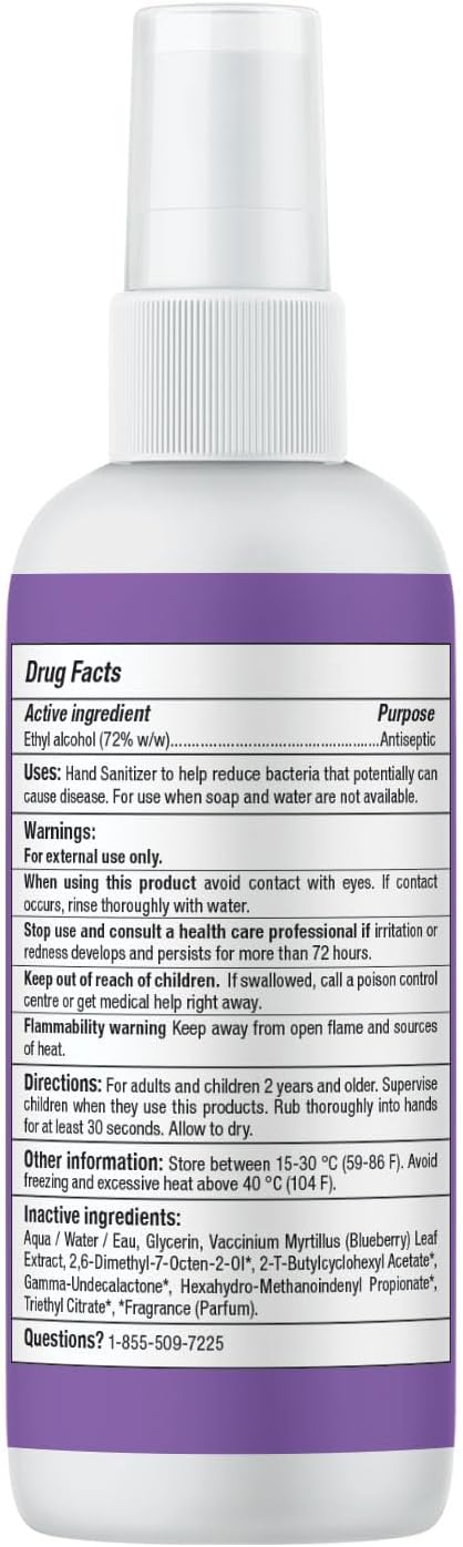 ATTITUDE Hand Sanitizer Spray for Kids & Adults - 3.5 Fl Oz