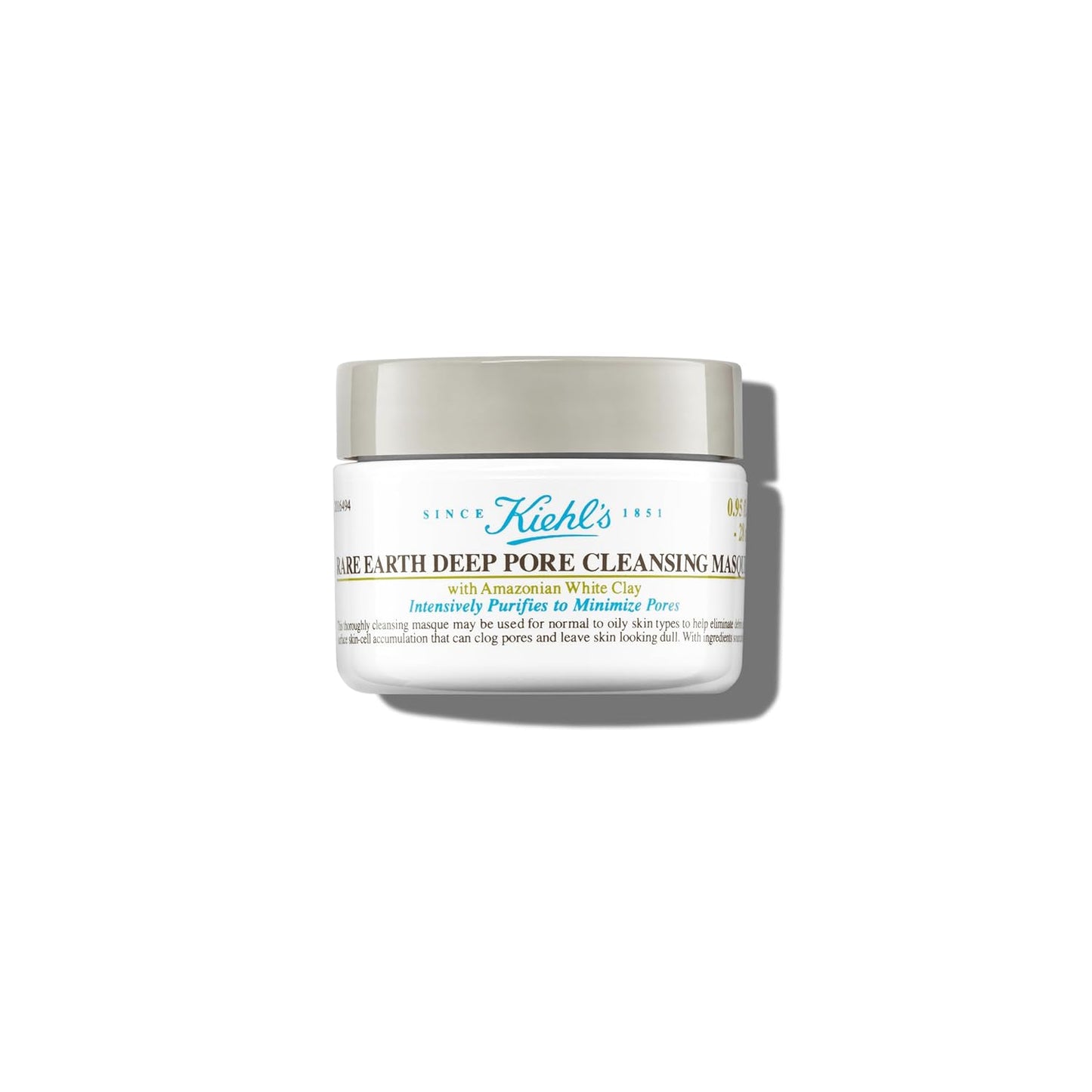 Kiehl's Rare Earth Deep Pore Cleansing Mask, 4.2 Fl oz