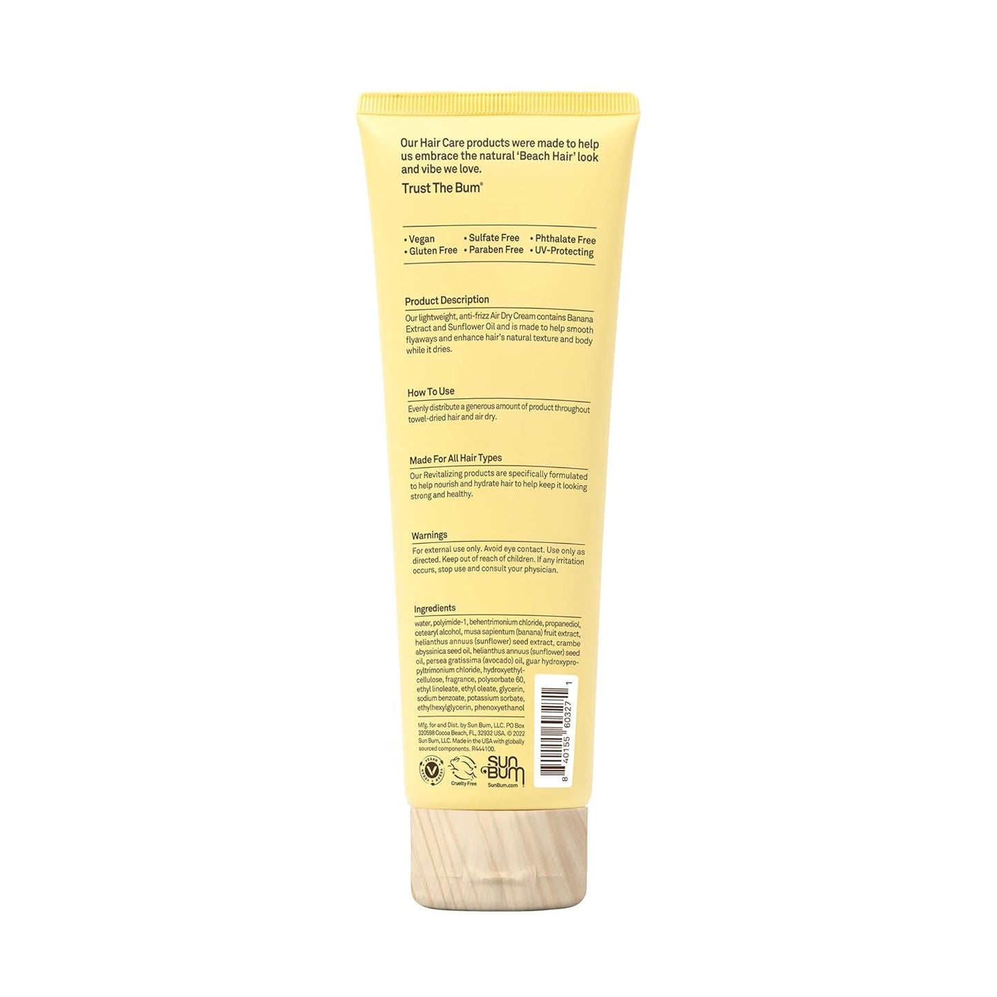 Sun Bum Revitalizing Air Dry Cream 6 fl oz