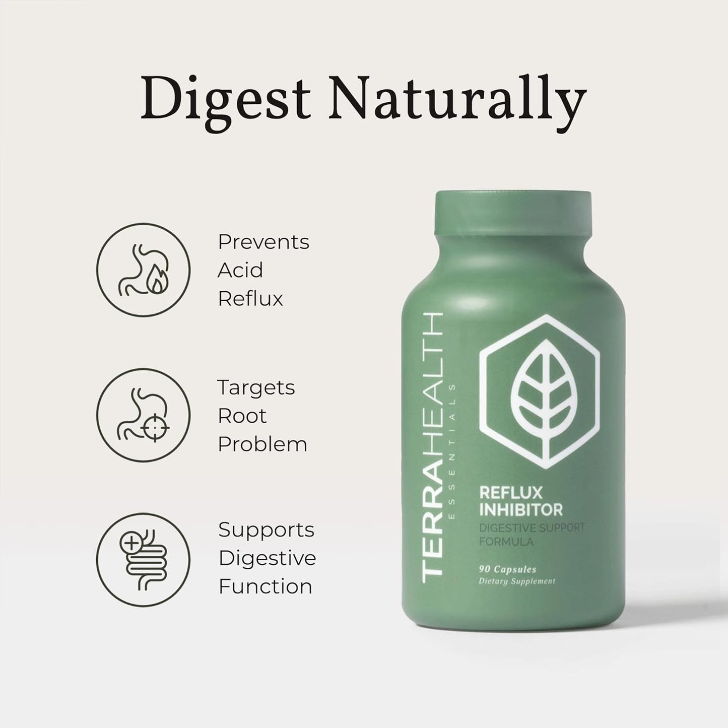 Terra Health Essentials - Reflux Inhibitor 90 Capsules
