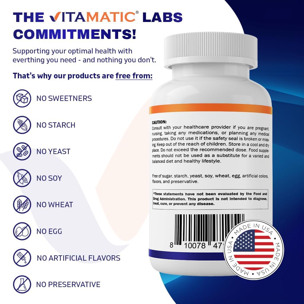Vitamatic Apigenin 50mg – 120 Vegetarian Capsules