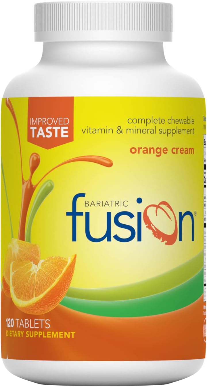 Bariatric Fusion Orange Cream Flavored Complete Chewable - 120 Tablets