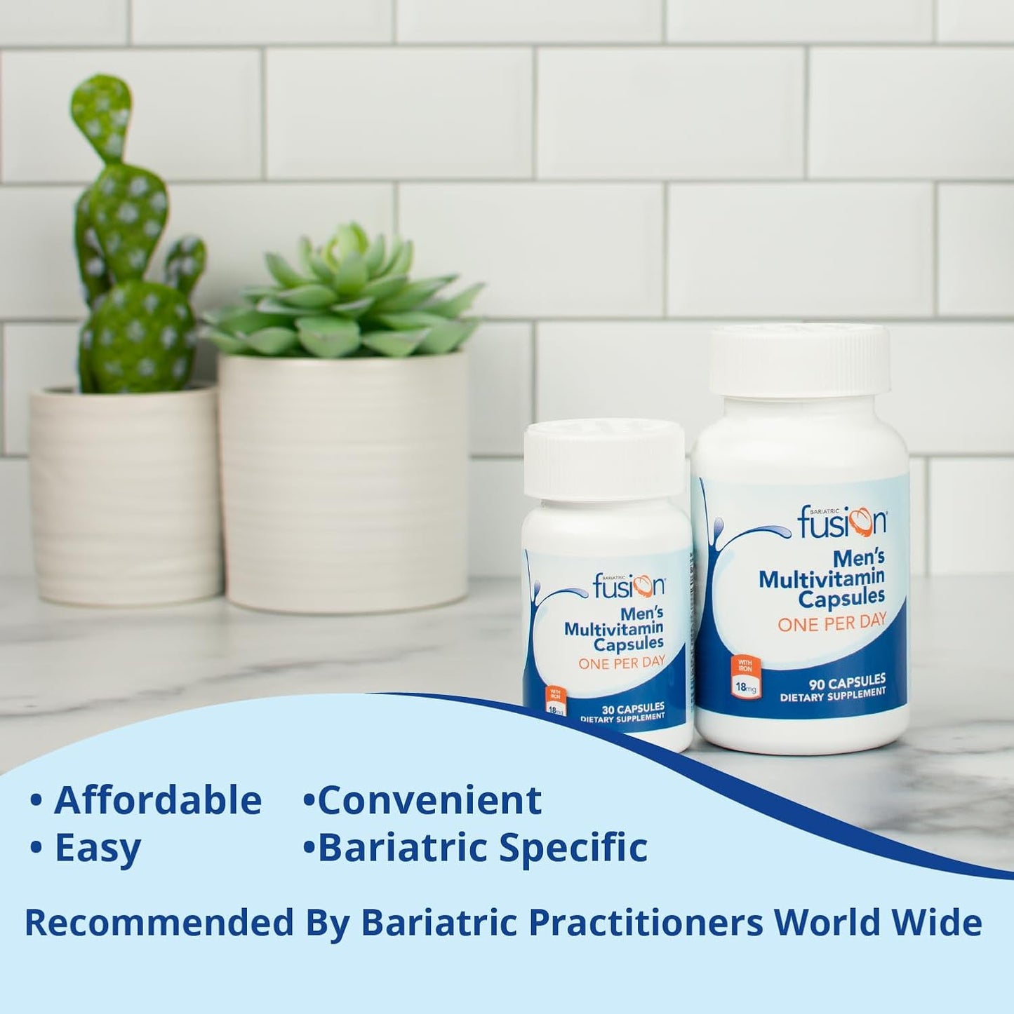 Bariatric Fusion One Per Day Multivitamin with Iron for Men - 30 Capsules