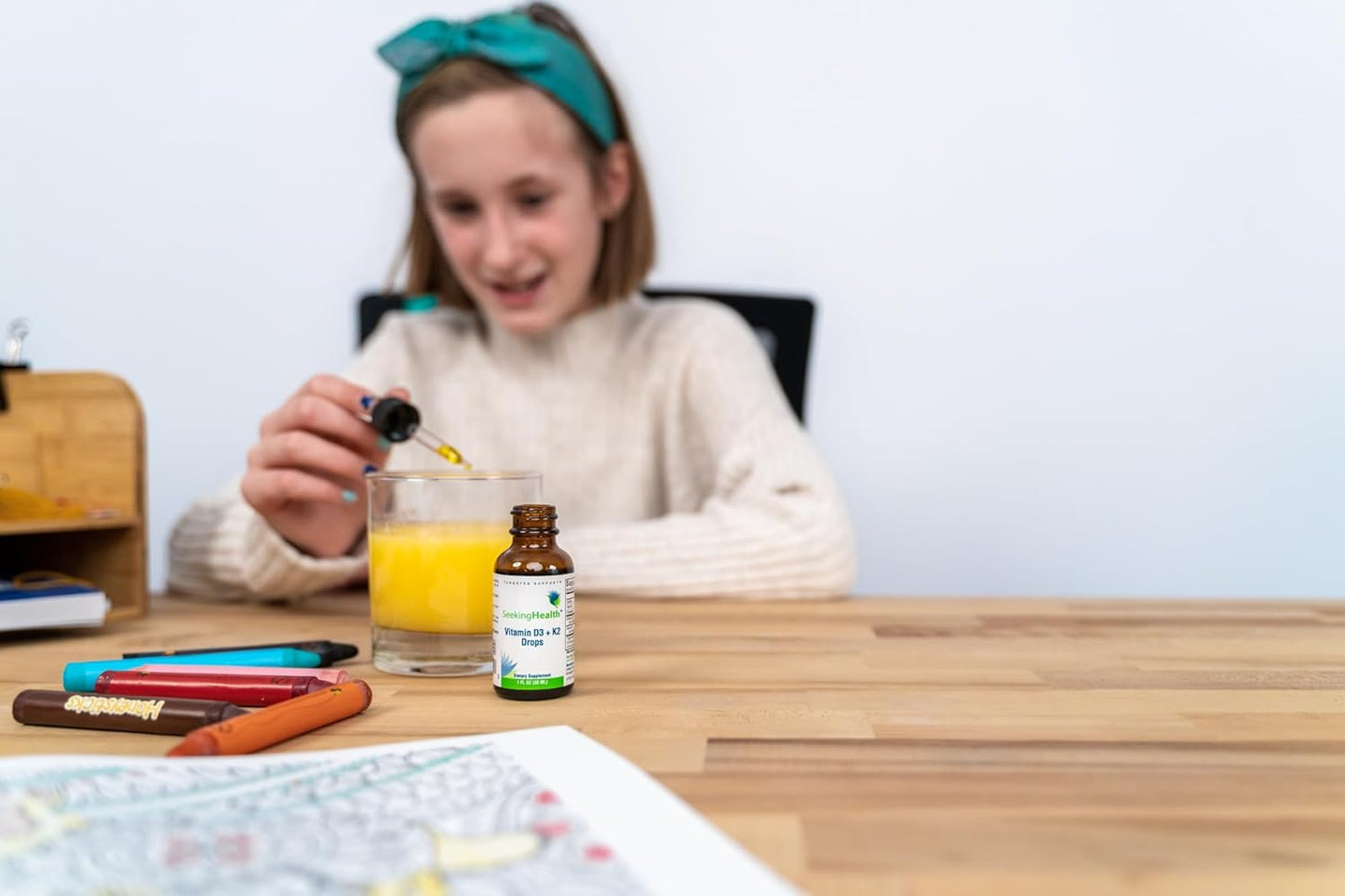 Seeking Health Vitamin D3 + K2 Drops - 1 oz