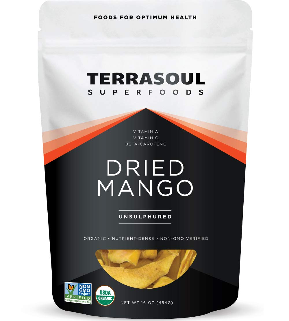 Terrasoul Superfoods Organic Dried Mango Slices