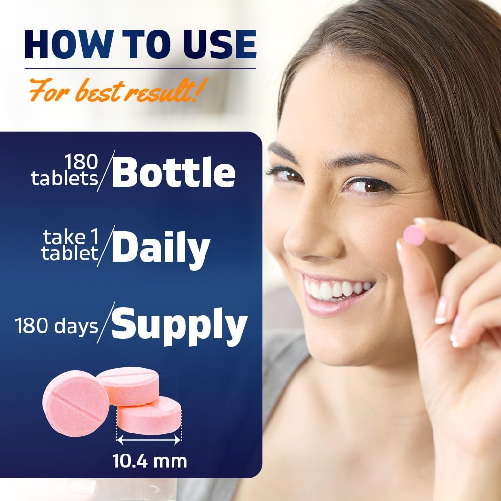 Vitamatic Folic Acid, Vitamin B12 & B6 – 180 Fast Dissolve Tablets