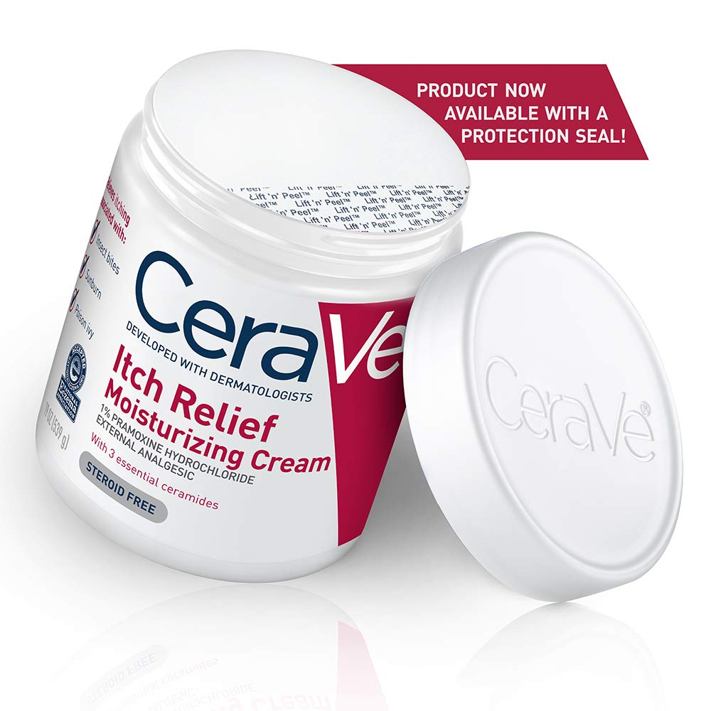 CeraVe Anti-Itch Cream with Pramoxine for Itchy Skin Relief