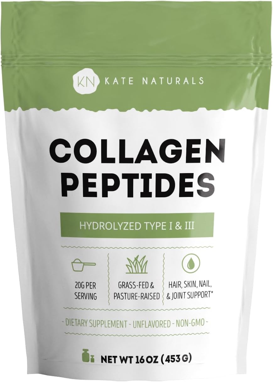 Kate Naturals Collagen Peptides Powder - 16oz