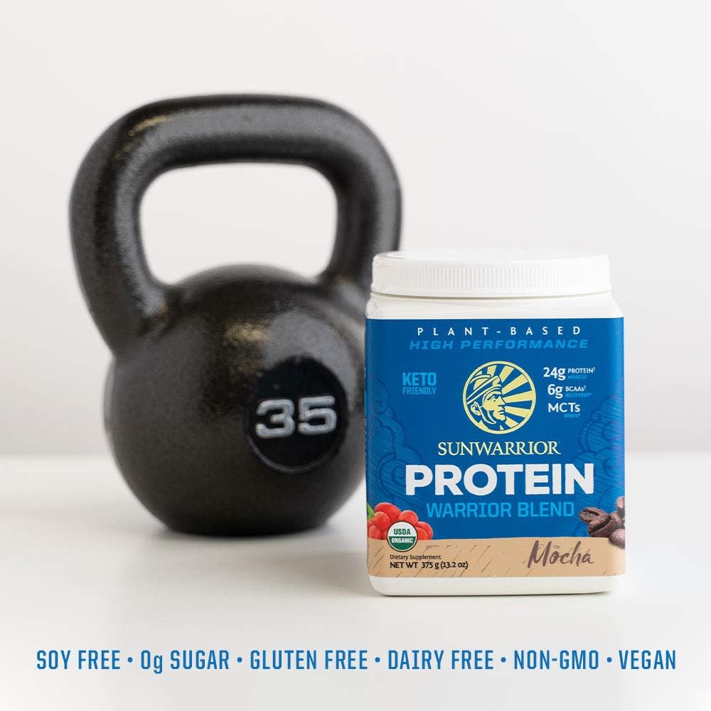 Sunwarrior Organic Plant Based Protein Powder - 13.2 oz