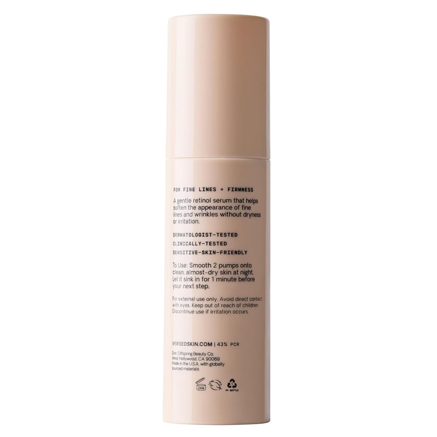 Versed Press Restart Gentle Retinol Serum - 1 Fl Oz