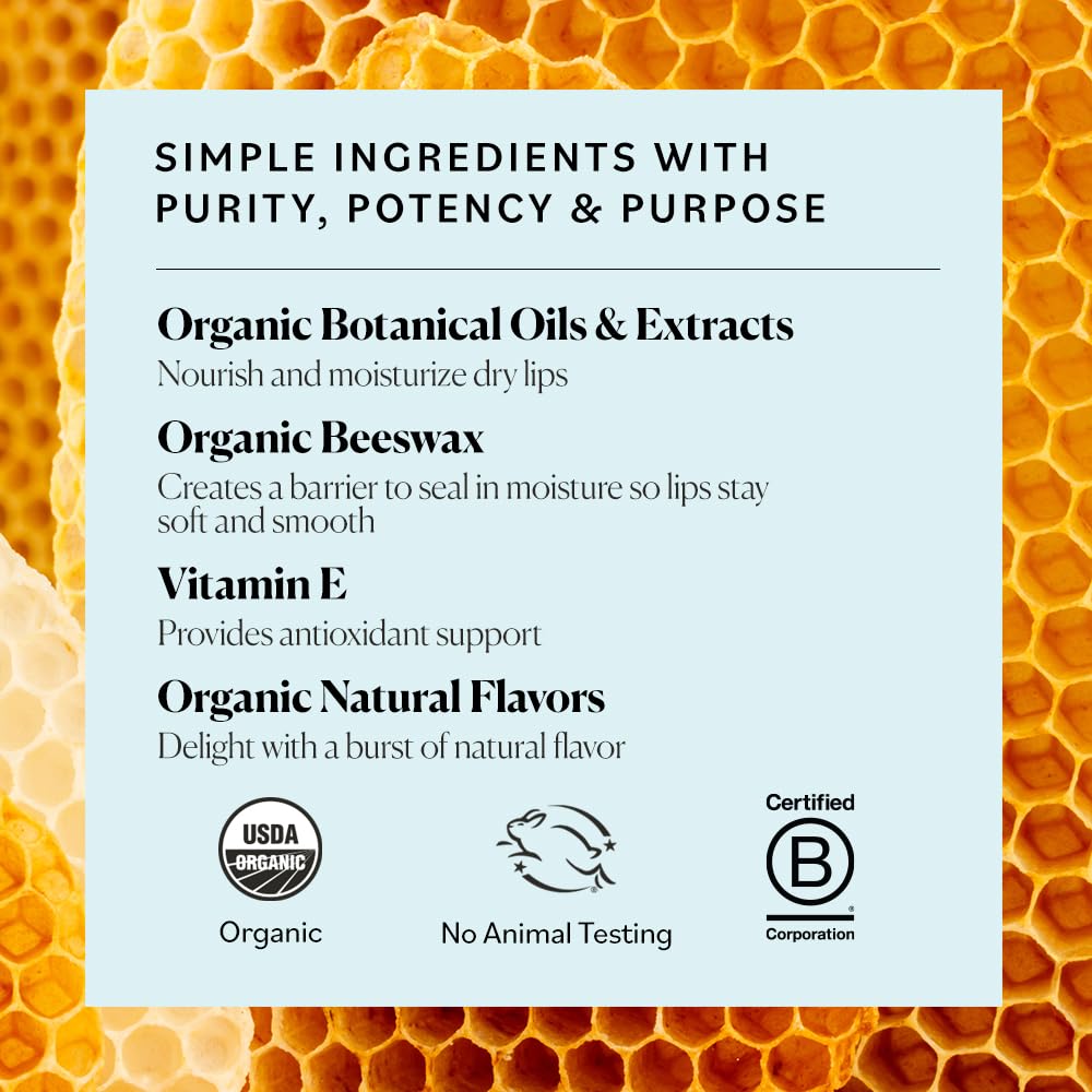 Sky Organics Organic Beeswax Lip Balms