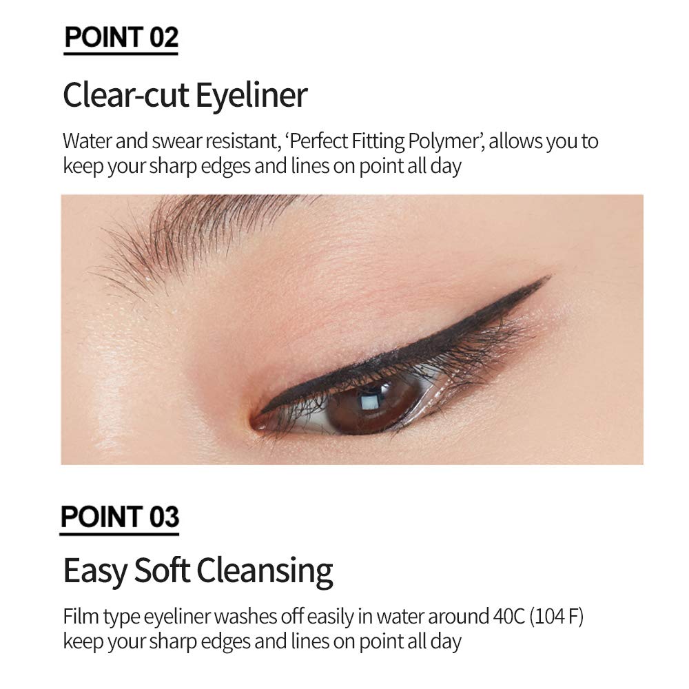 ETUDE Drawing Show Brush Eyeliner 0.021 Ounce