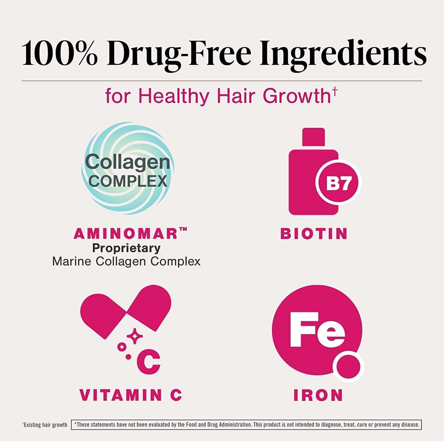 Viviscal Hair Growth Supplements for Women to Grow Thicker 60 Count