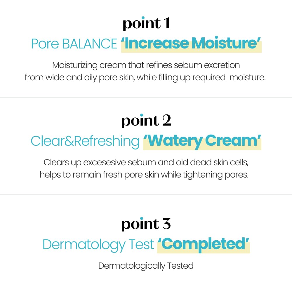 ETUDE Wonder Pore Cream, Face Moisturizer for Sensitive Skin 2.5 Fl Oz