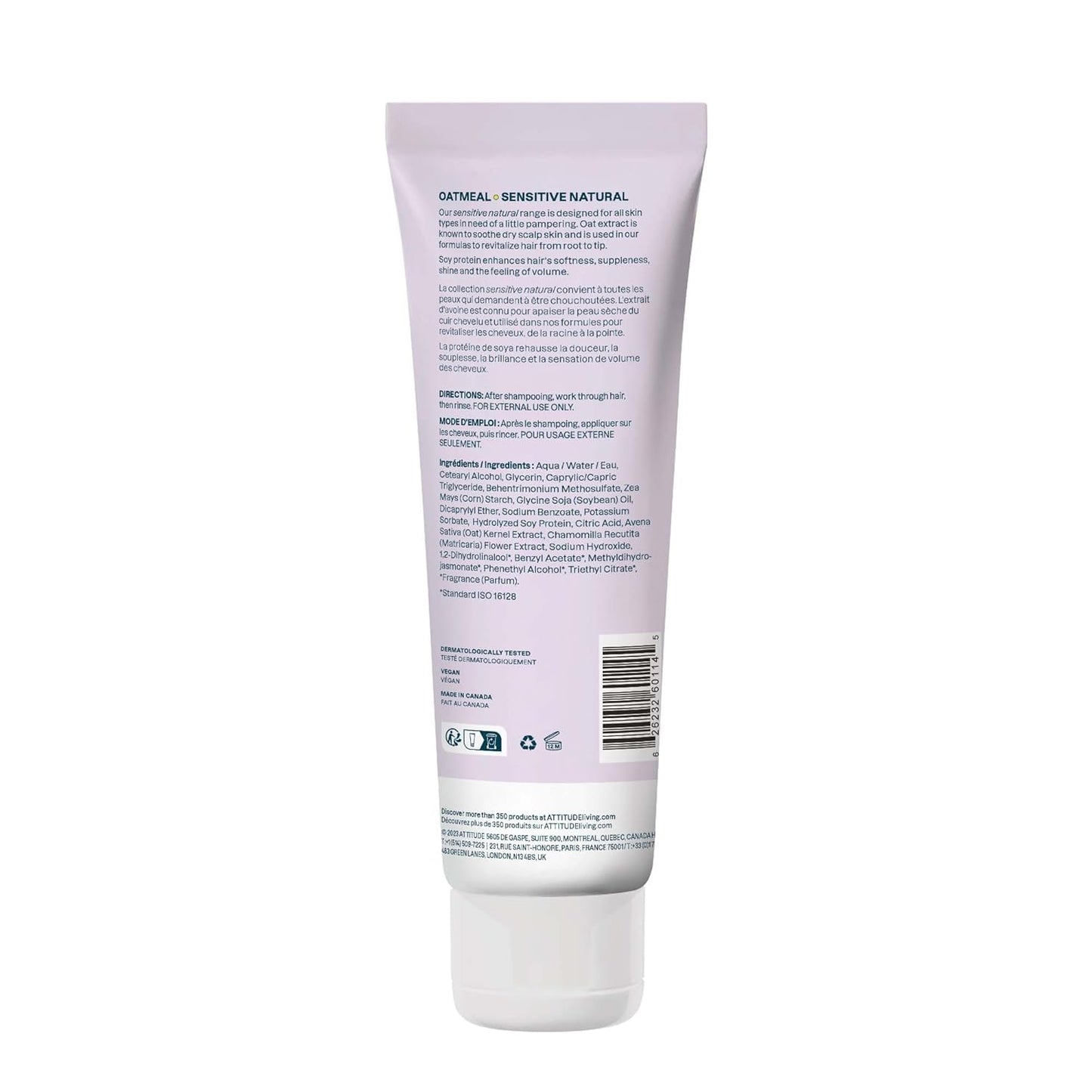 ATTITUDE Hair Conditioner for Sensitive Dry Scalp -8 Fl Oz