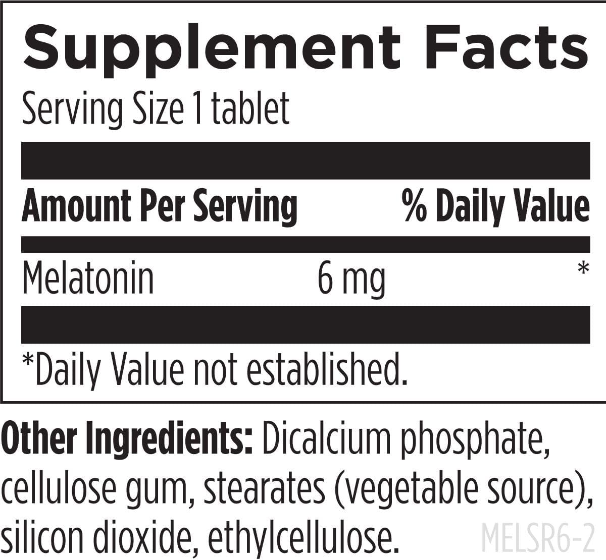 Designs for Health Time Release Melatonin SRT -60 Tablets